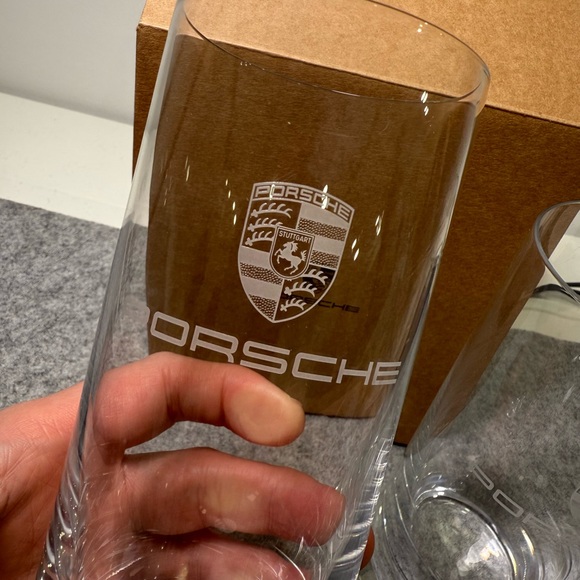 Porsche Design Clear Glass Tumblers Set - Picture 3 of 3